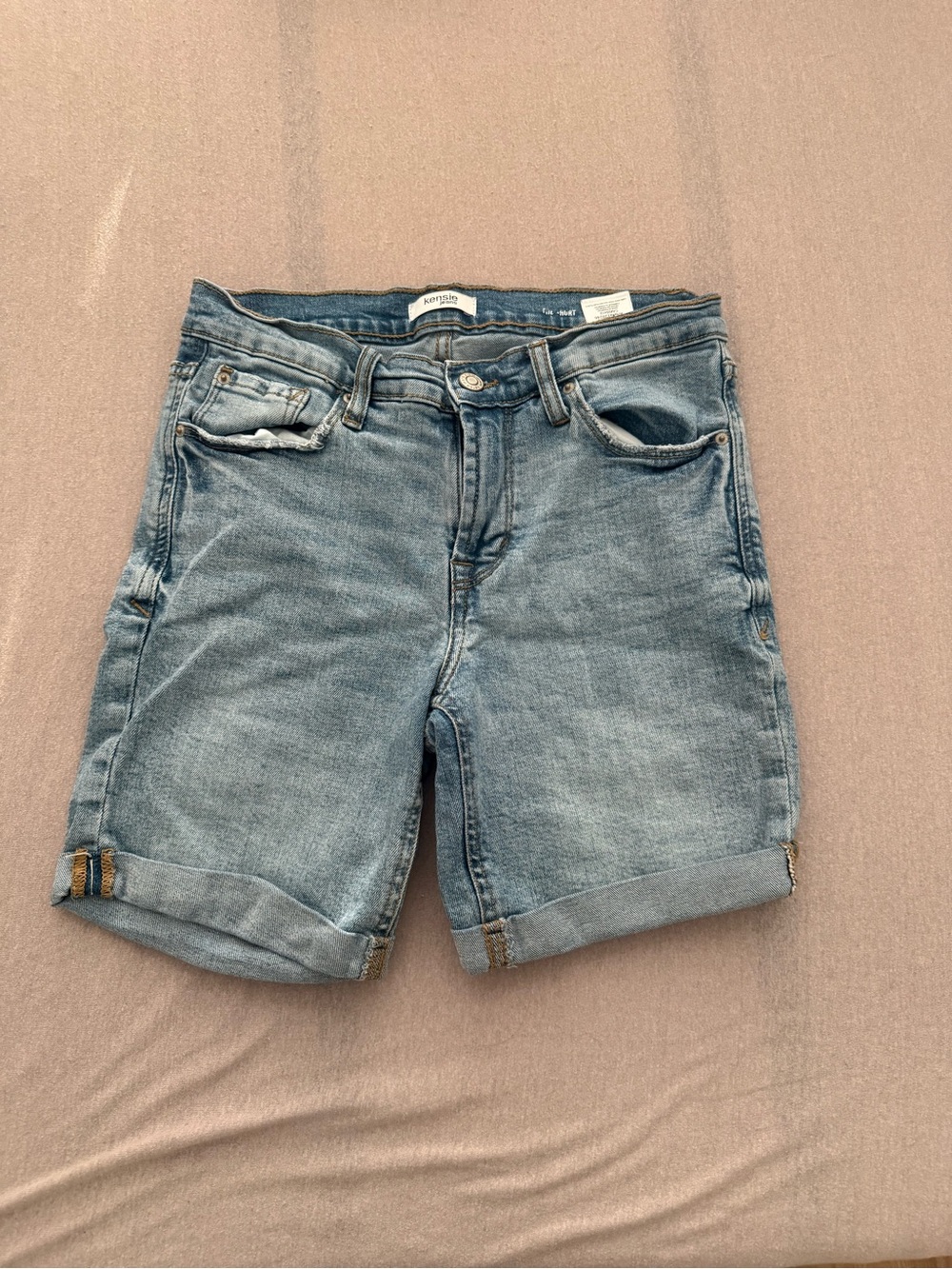 Women's Light Blue Denim Jean Shorts - Unknown Brand